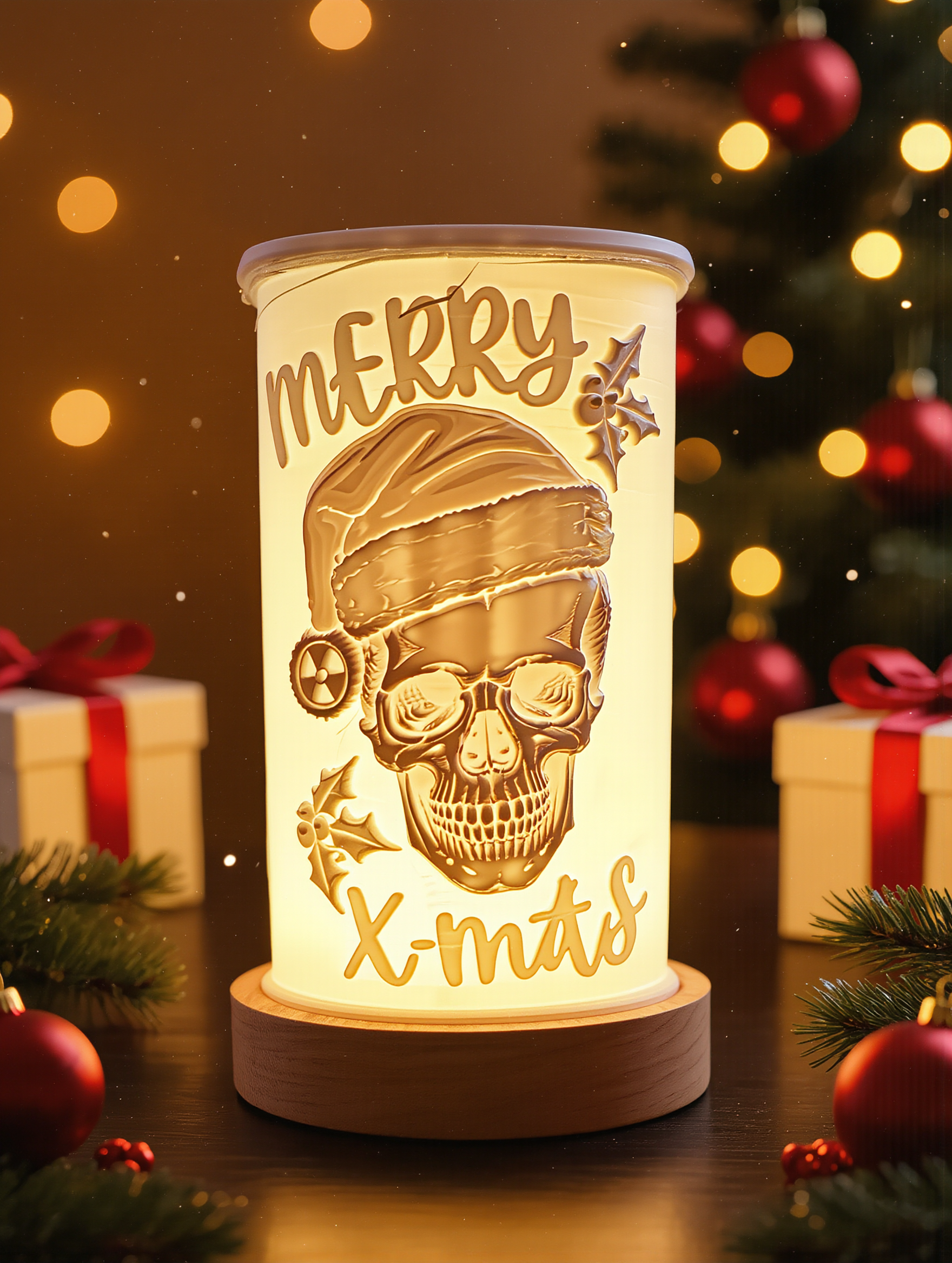 Lithophane Lantern- Merry X-mAS - Image 2